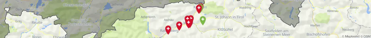 Map view for Pharmacy emergency services nearby Kufstein (Tirol)